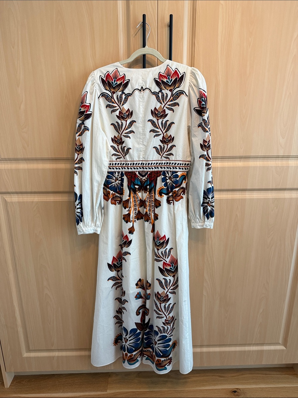 FARM Rio x Anthropologie V-Neck Maxi Dress Size Medium - Picture 5 of 7